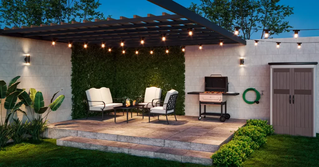 Patios, terrazas y jardines