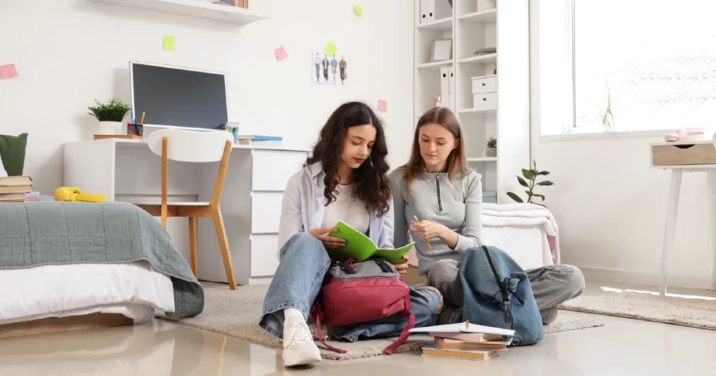 Cuarto de estudiante universitario